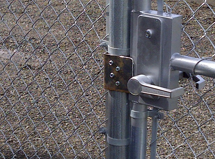 Commercial Chain link security gate