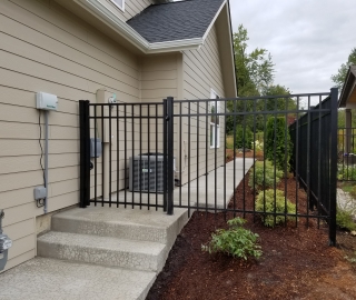 residential 6ft ornamental iron fence