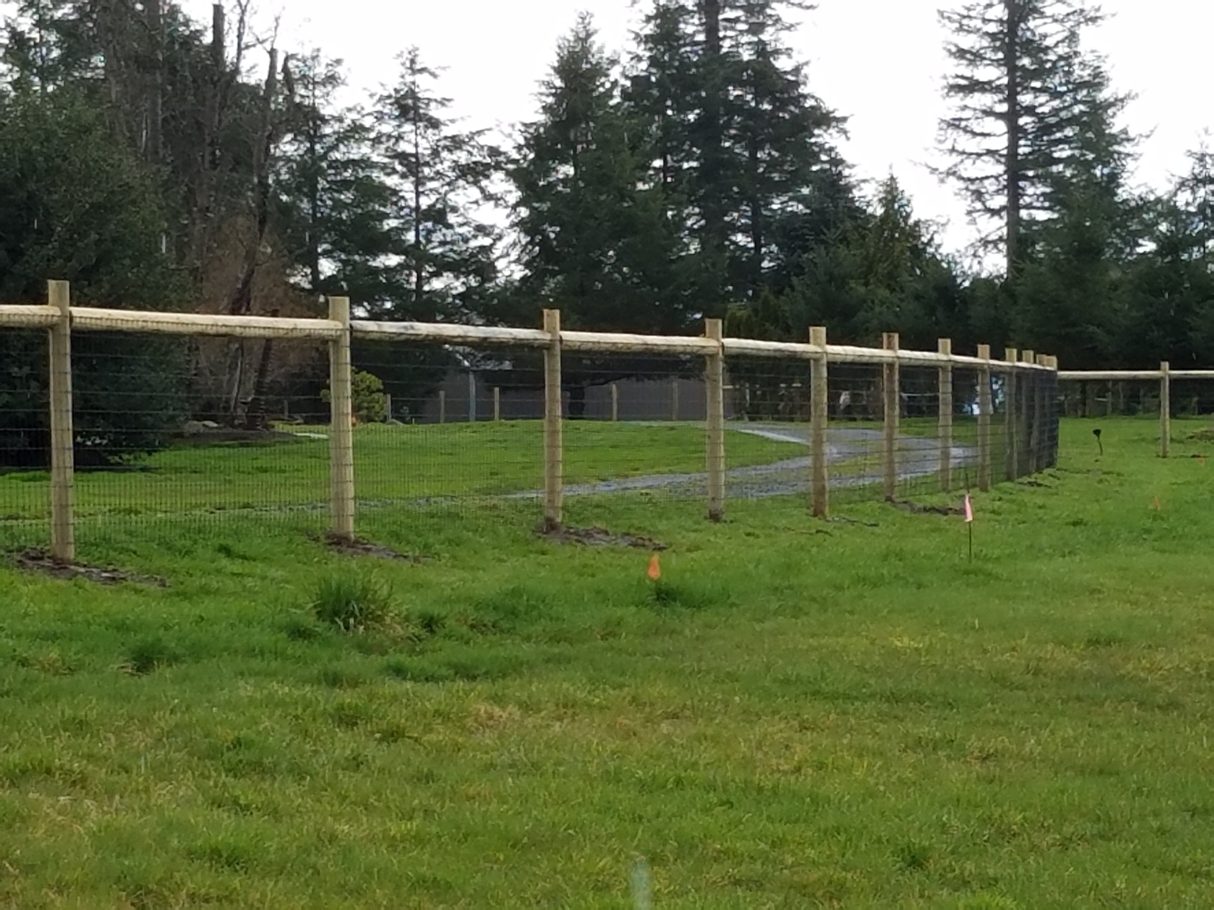 residential farm fence