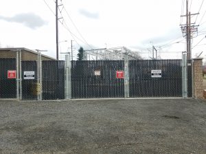 Gates for PUD substation